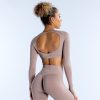 Dynamic Long Sleeve Crop Top